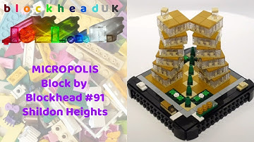 Shildon Heights - LEGO Micropolis Block by Blockhead #91