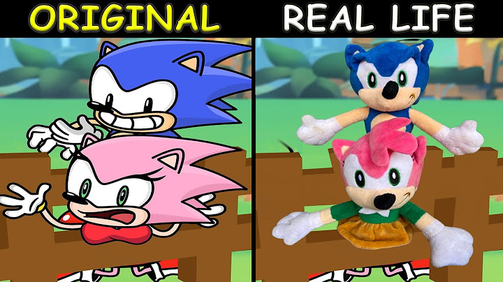 AMY is stuck! Shin Sonic helps her | The Sonic Tapes Animation | Original vs Plush Toys