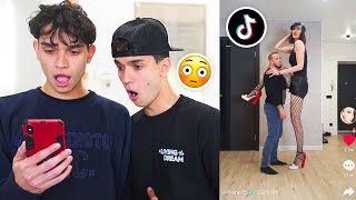 REACTING TO MY GIRLFRIENDS TikToks *WE BROKE UP*