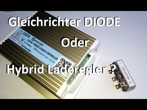 Ista breeze Hybrid Laderegler 12 Volt #Setup Automatische Bremsfunktion beheben #solar #windturbine