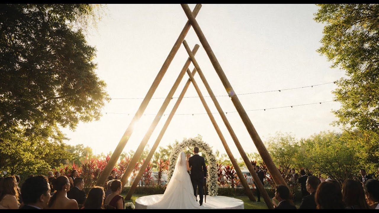 Um sim eterno, um cenário encantador e um amor que transborda Sabryna & Vinícius no Jardim Riviera