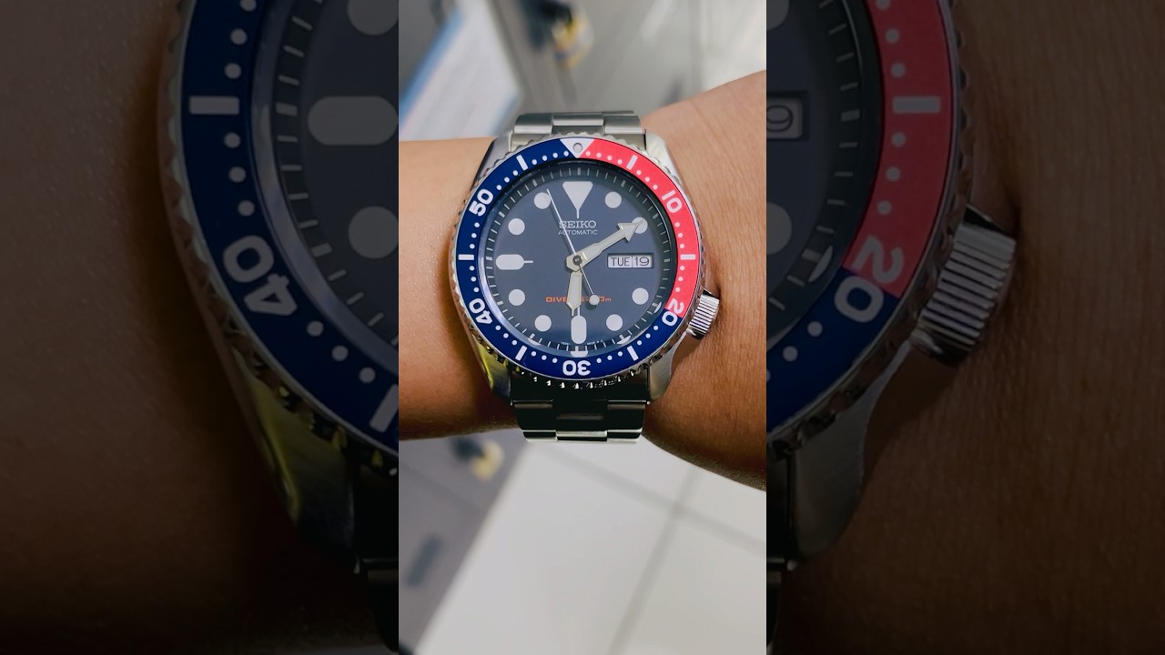 Seiko SKX009 Pepsi Diver Oyster 🔵🔴