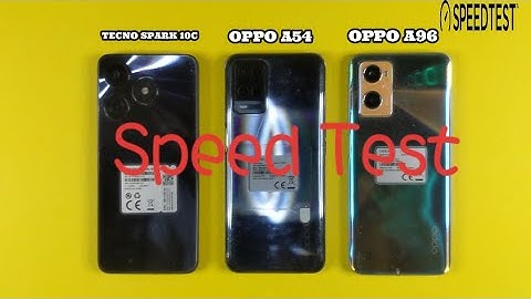 | Tecno Spark 10c | Vs | Oppo A54 | Vs | Oppo A96 | Speed Test | Comparison | Review | 2025 |