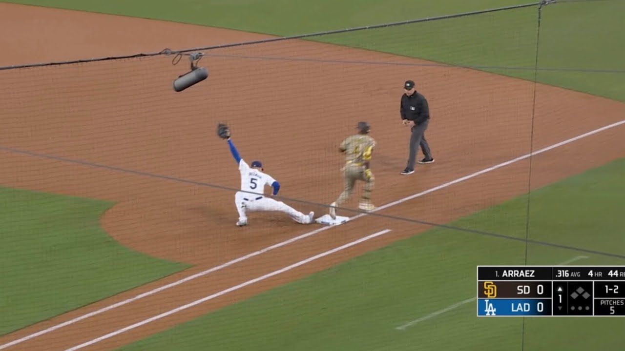 フレディフリーマンの鮮やかなショーバン送球すくい上げ集