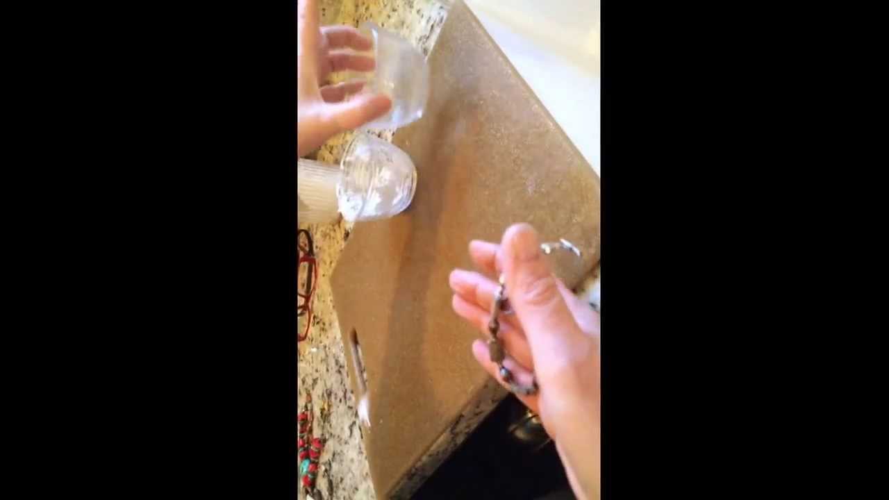 Remove tarnish from sterling silver jewelry - YouTube