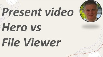 Present a video in SharePoint: File viewer Webpart vs Hero Webpart