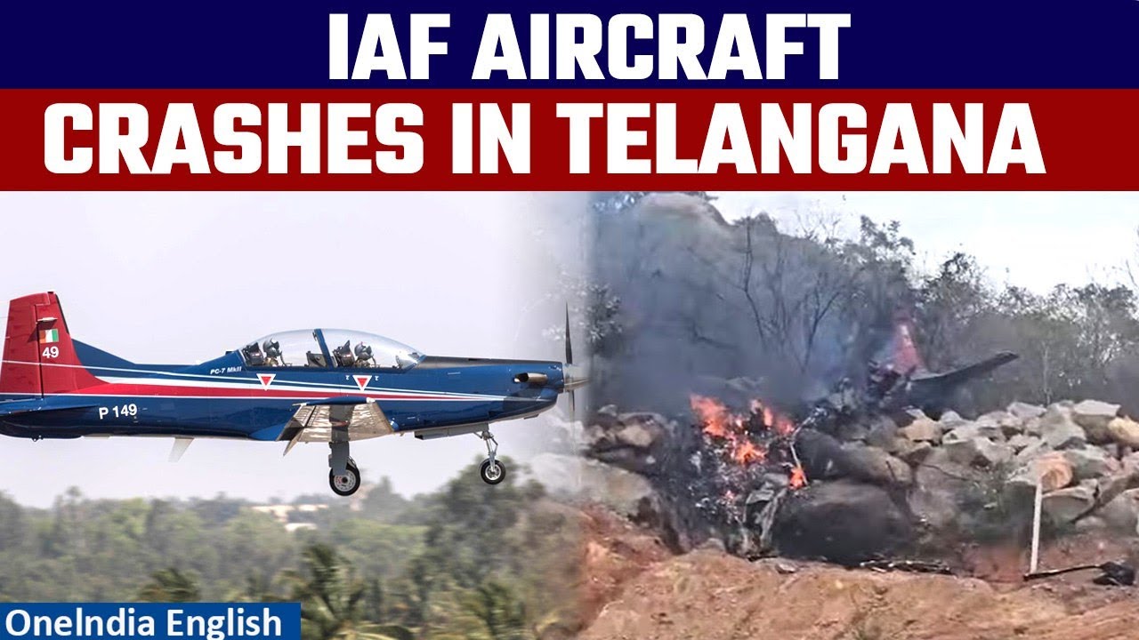 Two IAF pilots killed in Pilatus trainer aircraft crash in Hyderabad