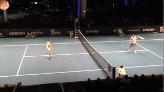 Magnus Larsson Vs Mikael Pernfors - Great Tennis Entertainment Fun At Kings Of Tennis