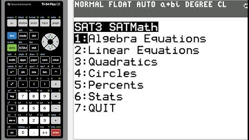The Digital SAT Math Hack: How to Get an 80+ Point Edge with the TI-84 Program (2025 Prep)