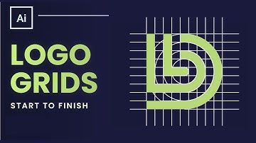 How To Design A Logo Using The Grid Method | Logo Design | Adobe Illustrator Tutorial |