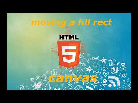 making a fill-Rect move html canvas - YouTube