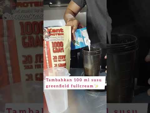 Video: Cara Mudah Minum Serbuk Protein