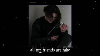 Tate McRae - all my friends are fake // Speed|Male version