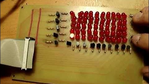 raspberry PI parallel interface - moving LED with buttons