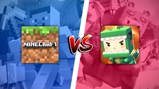 MINECRAFT vs MINI WORLD: BLOCK ART (MCPE vs MWBA)