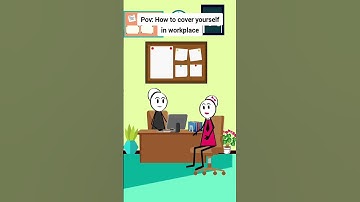 How to cover yourself in workplace #animation #funnyvideo #gplus #comedy