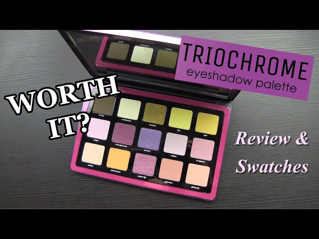 Natasha Denona TRIOCHROME Eyeshadow Palette: Swatches