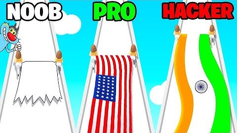 NOOB VS PRO VS HACKER VS GOD IN FLAG PAINTERS WITH SHINCHAN & CHOP