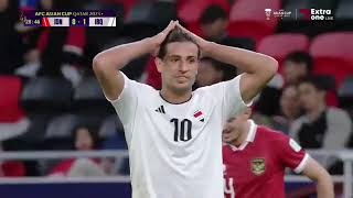 ملخص واهداف مباراة العراق واندونيسيا 3-1 الاهداف الكاملة 15-1-2024 كاس اسيا