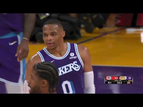 THRILLER GAME! Lakers vs Clippers Final 3 Minutes Of The Los Angeles Rivals!