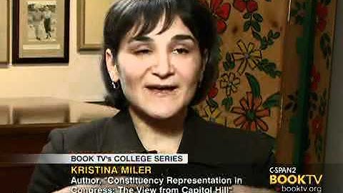 BookTV: Kristina Miler, "Constituency Representation in Congress"