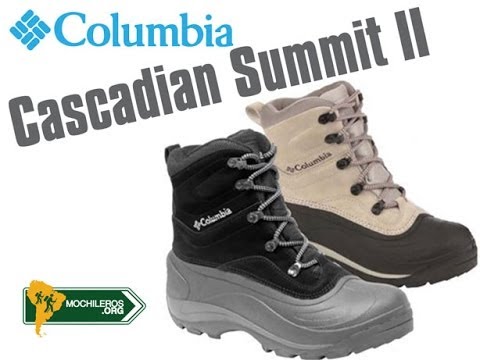 captura regla Ponte de pie en su lugar BOTAS IMPERMEABLES PARA LA NIEVE - COLUMBIA CASCADIAN SUMMIT II Ideales  para trekking de invierno - YouTube