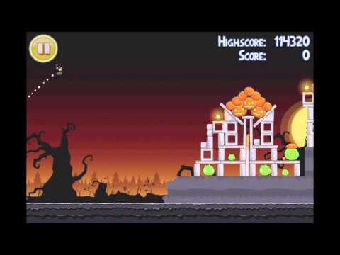 Angry Birds Halloween 3 Star Walk Through Theme 1 Levels 6-10