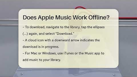 Does Apple Music Work Offline? - Talking Tech Trends