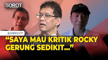 Bikin Tertawa! Menkeu Purbaya Kritik Rocky Gerung saat Bicara Ekonomi Era Jokowi