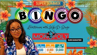 🟢 LIVE BINGO! $5,000 Monopoly + $1,000 Games + Pulltabs!