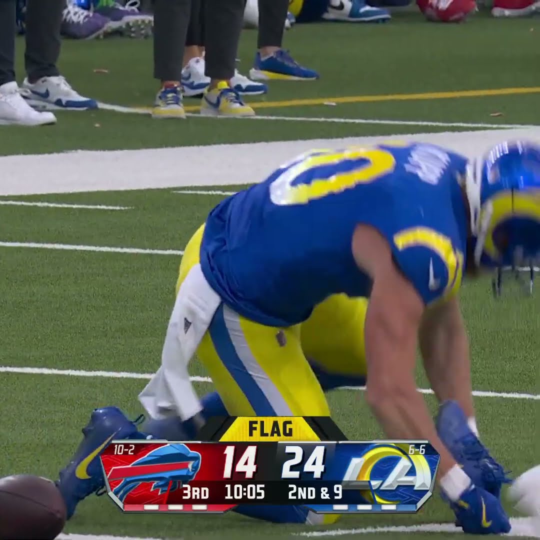 Cooper Kupp with a spectacular catch for a 38-yard Gain vs. Buffalo Bills