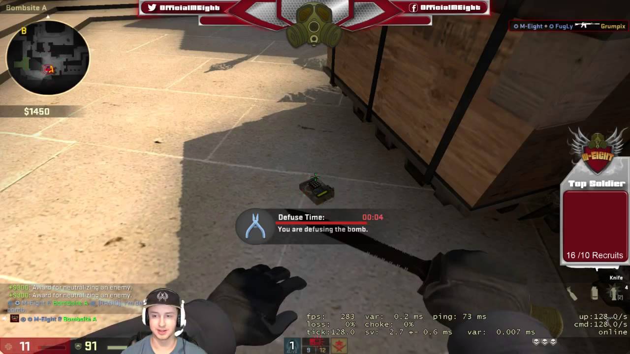 CSGO ESEA pug with Fugly and FGB - YouTube