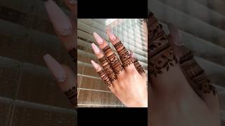 Beautiful Fingers Mehndi Designs ✨? mehndi hennadesign viral youtubeshorts design shorts