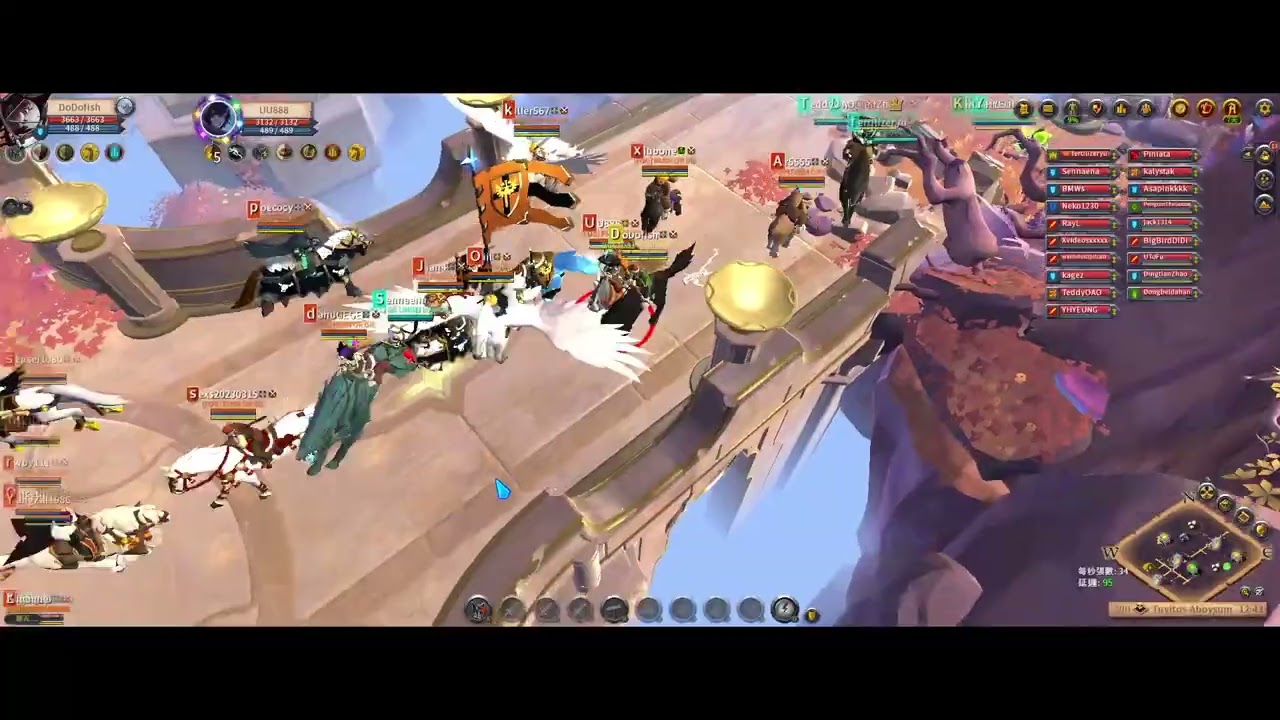 【阿爾比恩】金門晚間打架群 vs老對手FOD 各種混戰 2月24日 杜杜魚 Ga LinBei Low Cha