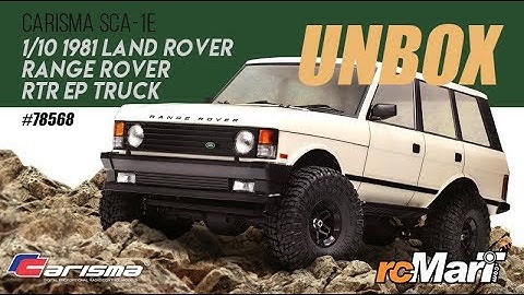 Carisma 1/10 SCA-1E 1981 4-Door Land Rover Range Rover RTR Crawler EP Unbox #78568