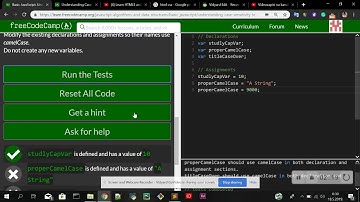 FCC: 6.lekcija Basic JavaScript:Understanding Case Sensitivity in Variables (na Hrvatskome jeziku)