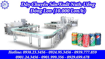 Dây Chuyền Sản Xuất Nước Uống Đóng Lon (10.000 Lon/h)