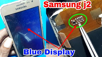 Samsung J2-scherm geen beeld/Samsung J2 blauw scherm oplossing/Samsung J2-schermprobleem