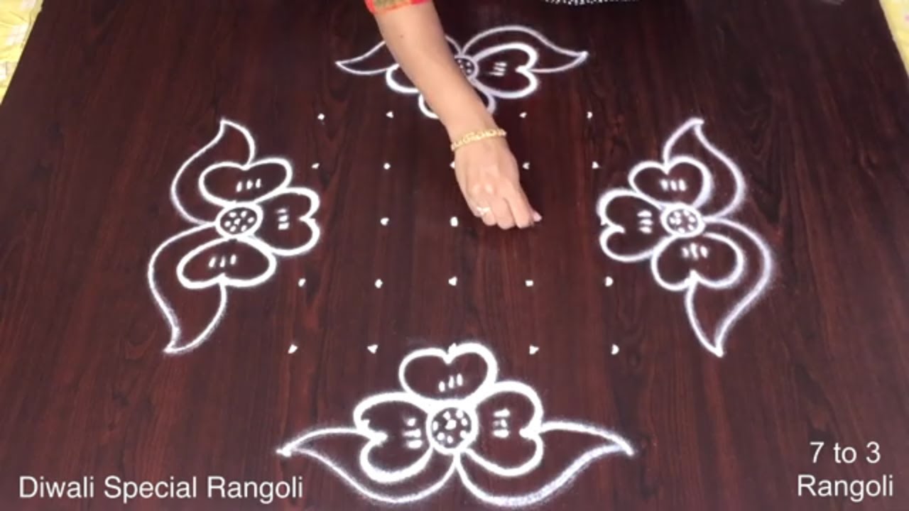 Diwali Rangoli Easy