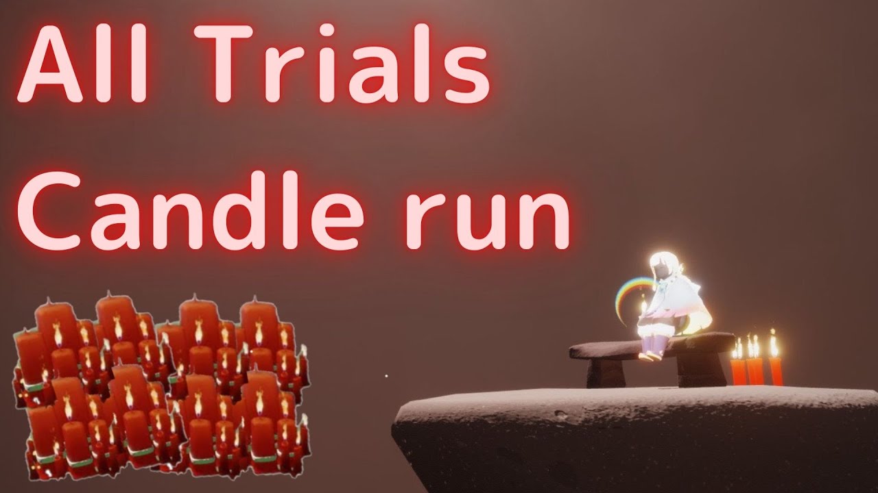 All Trials solo Candle run (glitch) - Sky: Children of the Light