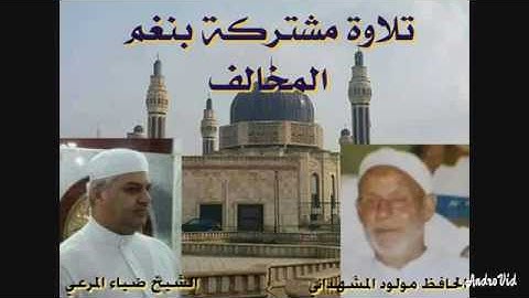 تلاوة مشتركة بين الحافظ مولود المشهداني والشيخ ضياء المرعي بنغم ( المخالف)