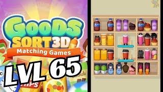 🏅 Goods Sort 3D - Matching Games 🍒🥤🪆 LEVEL 65 🍄🧃🧸 Gameplay Walkthrough