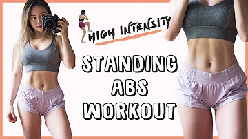 High Intensity AB Workout | 10 Min Standing Abs Workout to BURN FAT & Get ABS