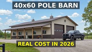 How Much Does a 40x60 Pole Barn REALLY Cost in 2026?