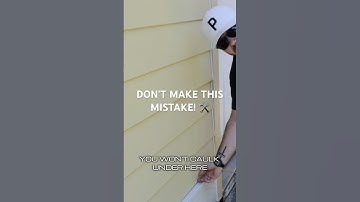 Don’t Make THIS Caulking Mistake on James Hardie Siding! 🏠 #SidingTips #DIYFail #jameshardiesiding