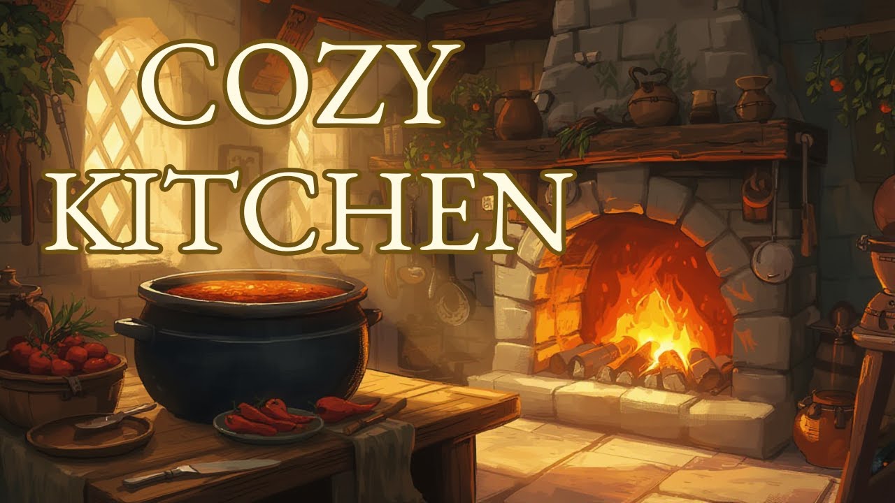 A Day in a Medieval Castle Kitchen | Gentle Cooking & Cozy Storytelling