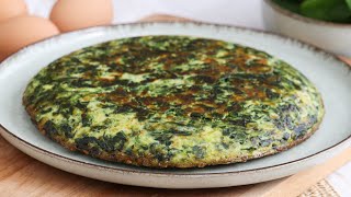 Spinach and Cheese Omelette | Spanish Tortilla  CUKit!