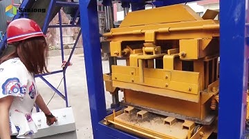 QTJ 4-26 semi automatic brick making machine