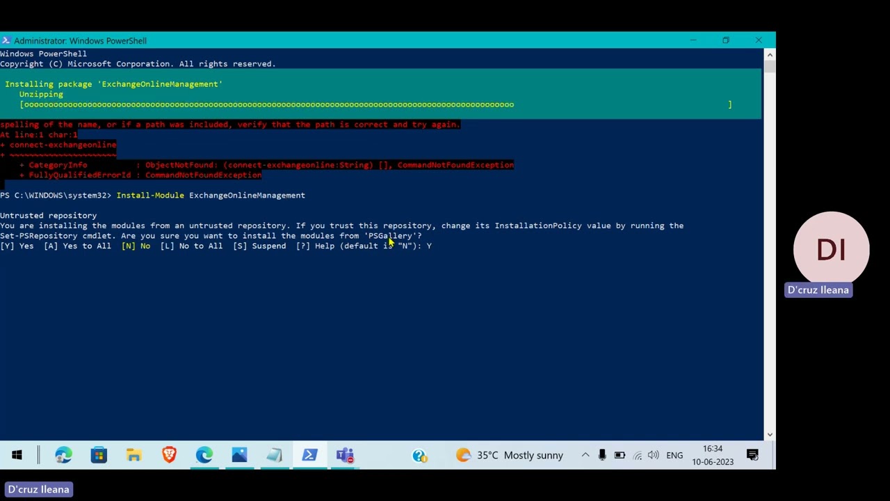 Connect-MsolService is not recognized as the name of a cmdlet - YouTube Connect-Msolservice Is Not Recognized As The Name Of A Cmdlet - Youtube
