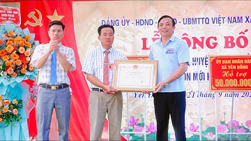 Xóm Hàn Dưới xã Yên Đồng đạt chuẩn xóm nông thôn mới kiểu mẫu năm 2024